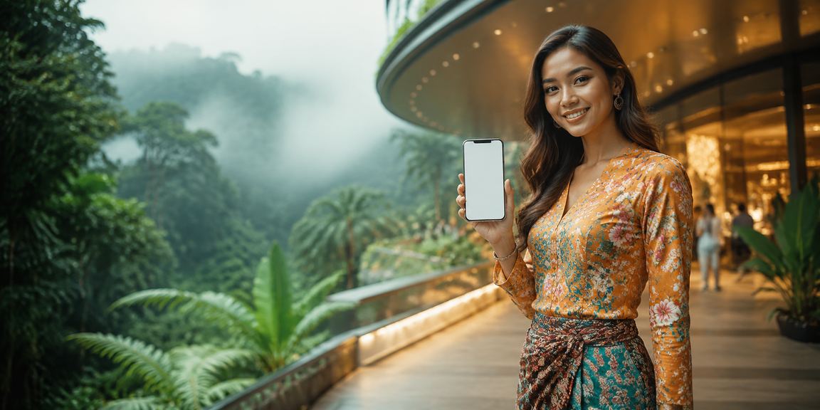 Pengguna mengakses apl pertaruhan kasino secara selamat di Genting Highlands